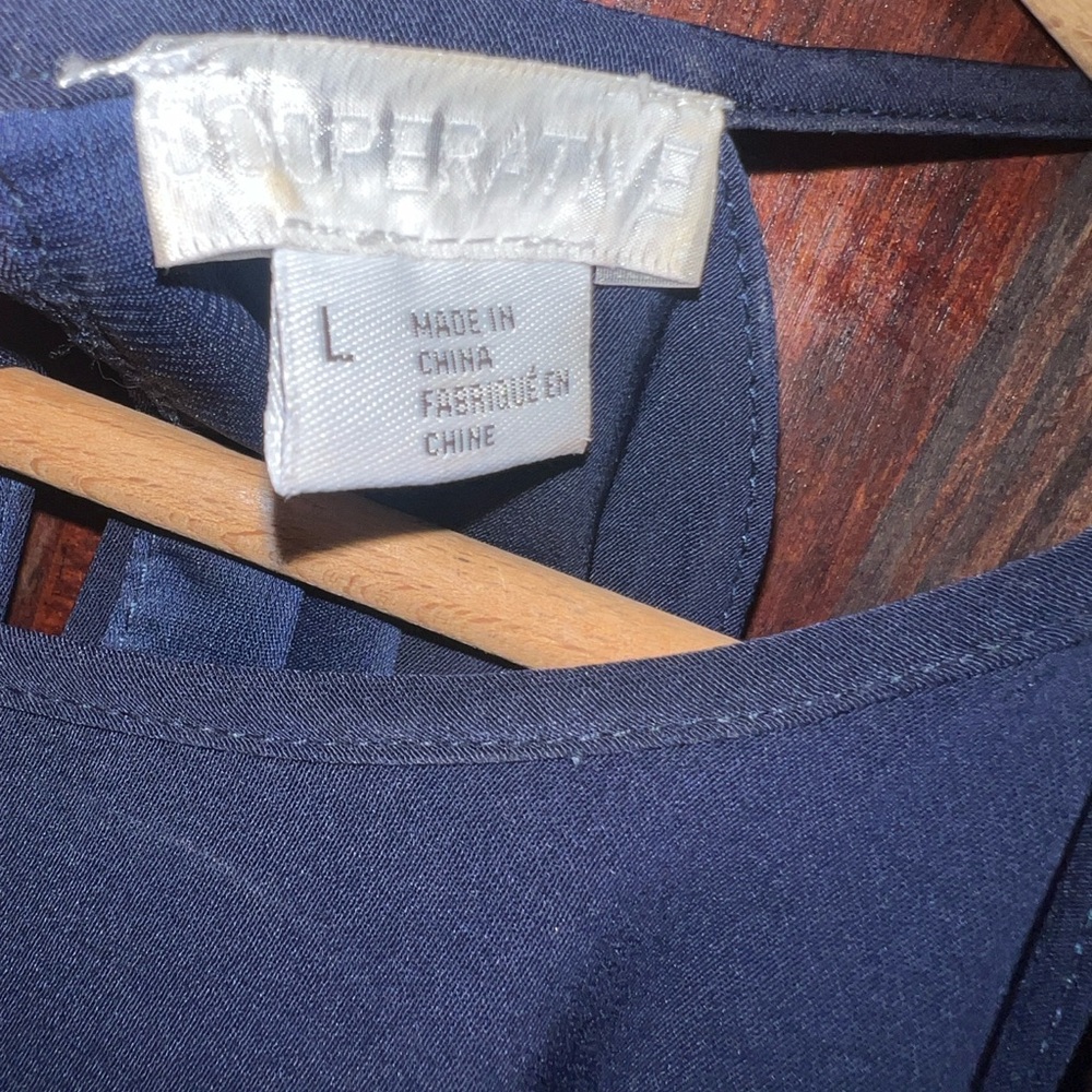 Cooperative Navy halter Dress large - Picture 4 of 4